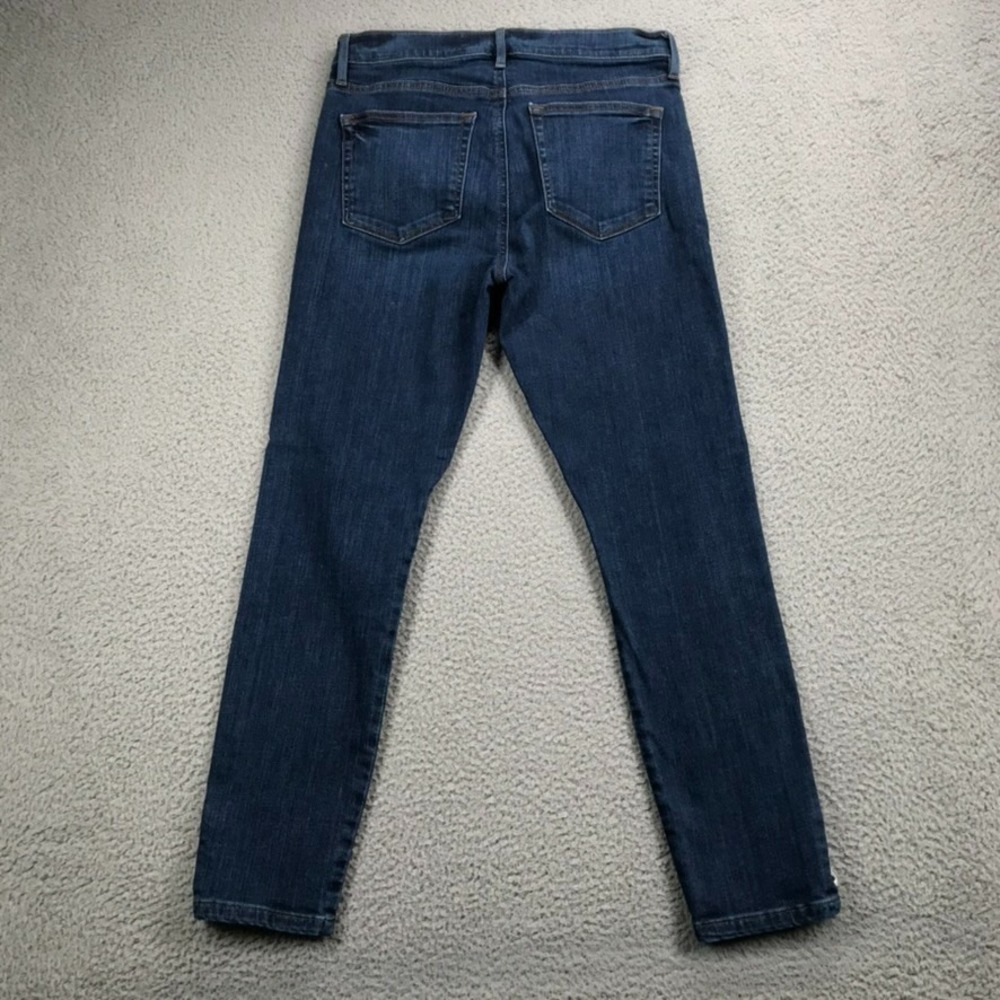LOFT Size 28/6 Skinny Crop Lace Hem Detail High‎ Rise Jeans - Picture 2 of 15